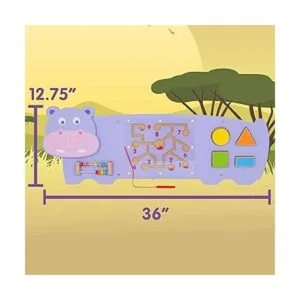 LEARNING ADVANTAGE Panel de pared de actividad hipopótamo_2