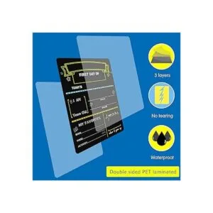 Letrero de pizarra para el primer día y el último día de_4