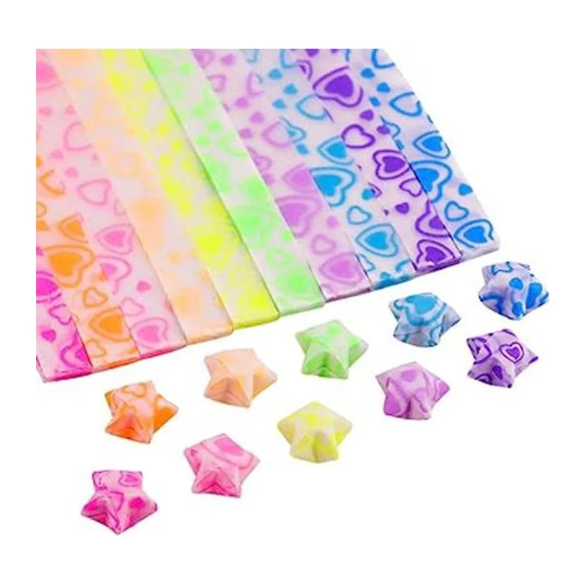 420 hojas que brillan en la oscuridad papel de estrellas_1