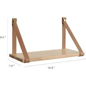Estantería flotante de piel sintética de la marca FRIADE_6