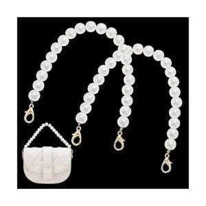 PH PandaHall Cadena de bolsas con cuentas de perlas 2