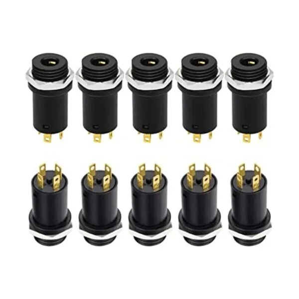 InduSKY Conector de clavija de 0.138 in con tuercas_1