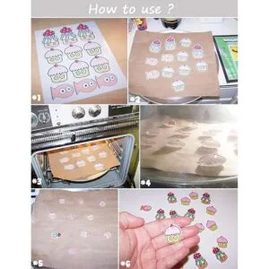 Benvo Juego de 157 láminas de plástico termorretráctil 20_4