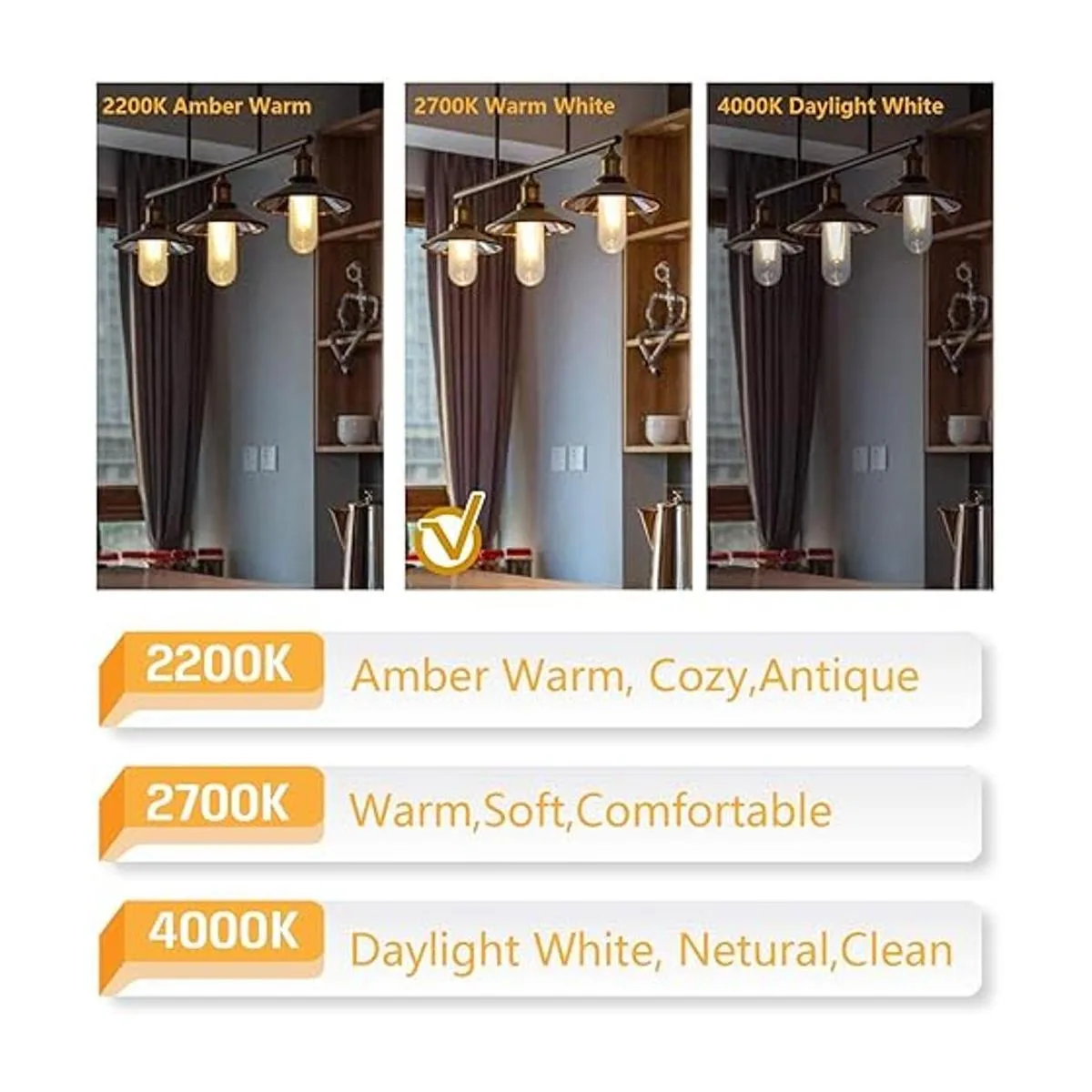 Bombillas LED E26 T10 color blanco cálido de 4 W bombilla_4