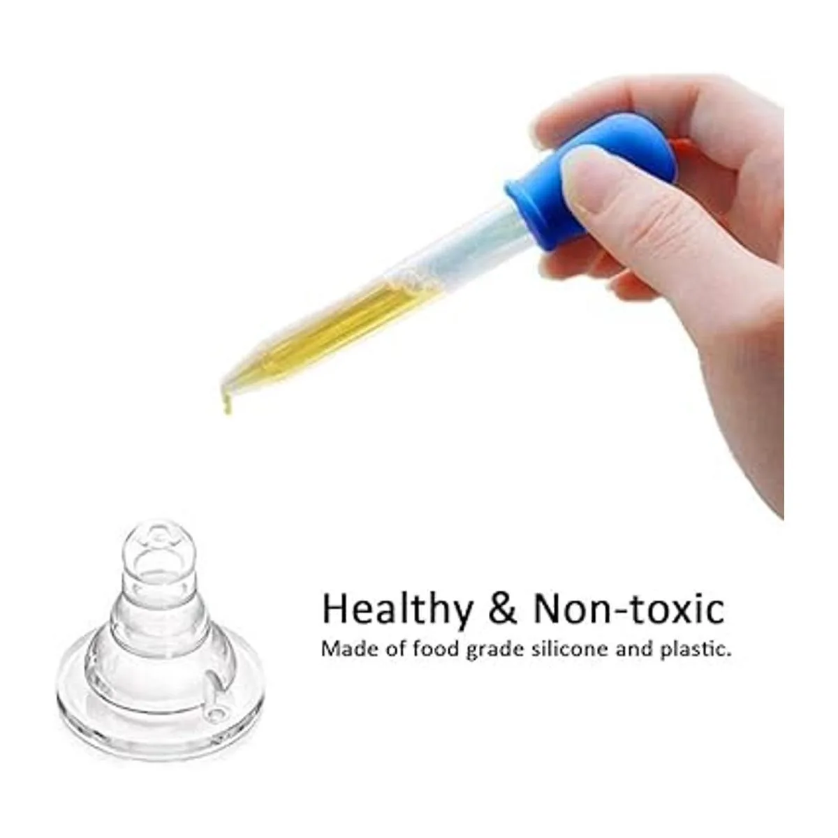 Benvo Paquete de 8 pipetas de silicona y cuentagotas de_3