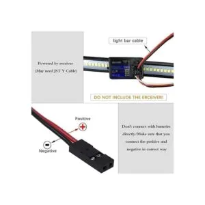 Globact Super brillante RC LED barra de luz techo LED Kit_4