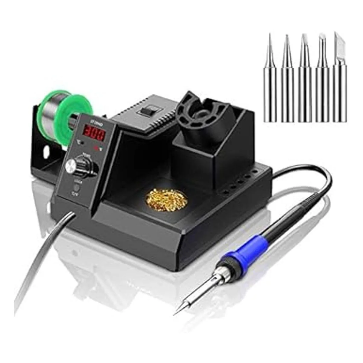 Estación de soldar kit de soldador digital de 110 V y 80_2