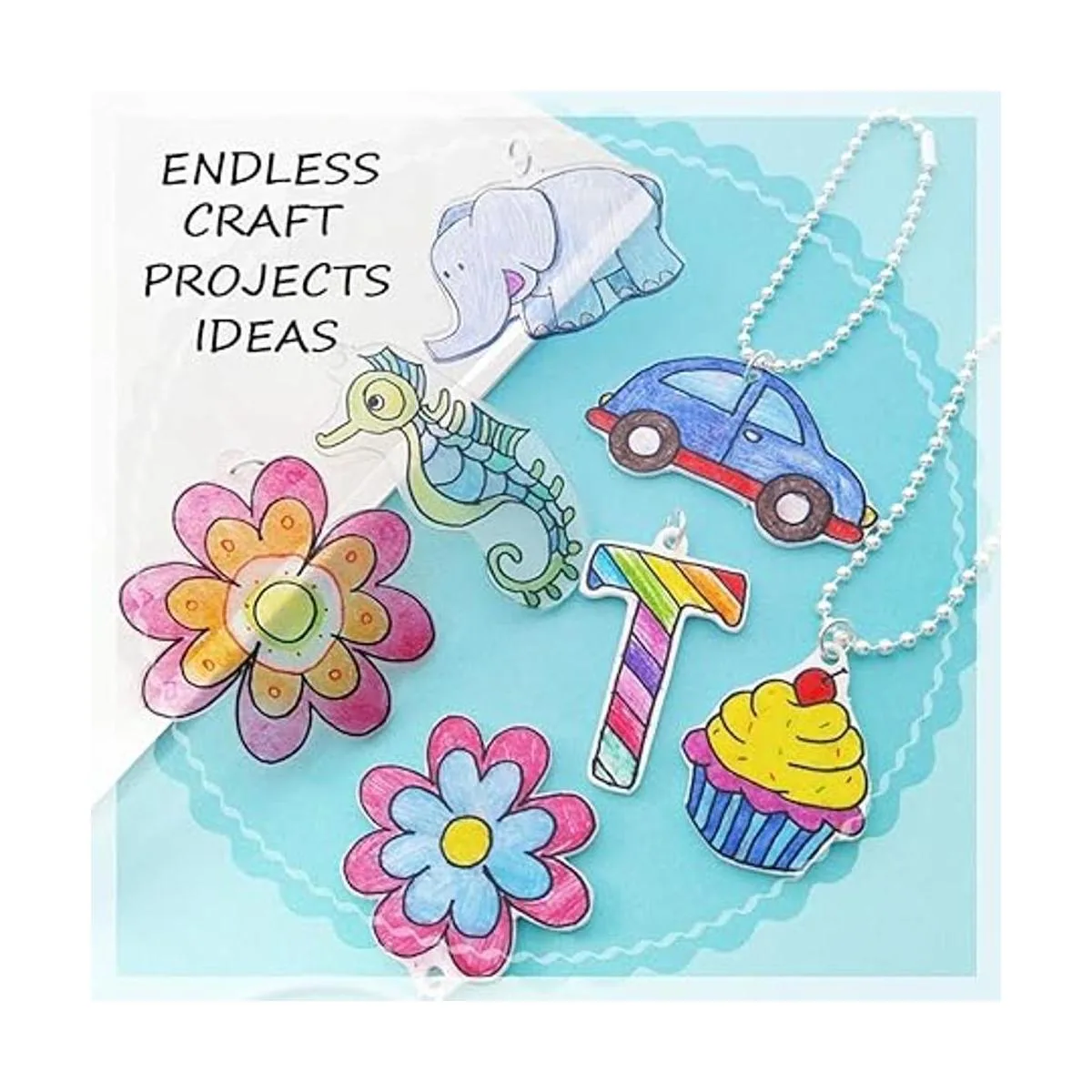 Benvo Juego de 157 láminas de plástico termorretráctil 20_2