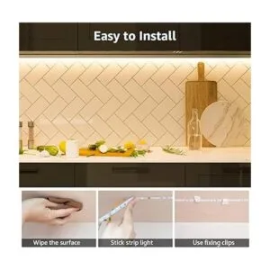 Lepro Tira de luz LED luces de tocador regulables de 32.8