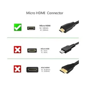 Cable micro HDMI a HDMI de 5.9 ft HDMI a Micro HDMI de_2