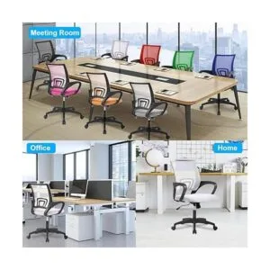 Silla ergonómica giratoria de oficina para computadora de_6