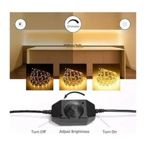 Lepro Tira de luz LED luces de tocador regulables de 32.8