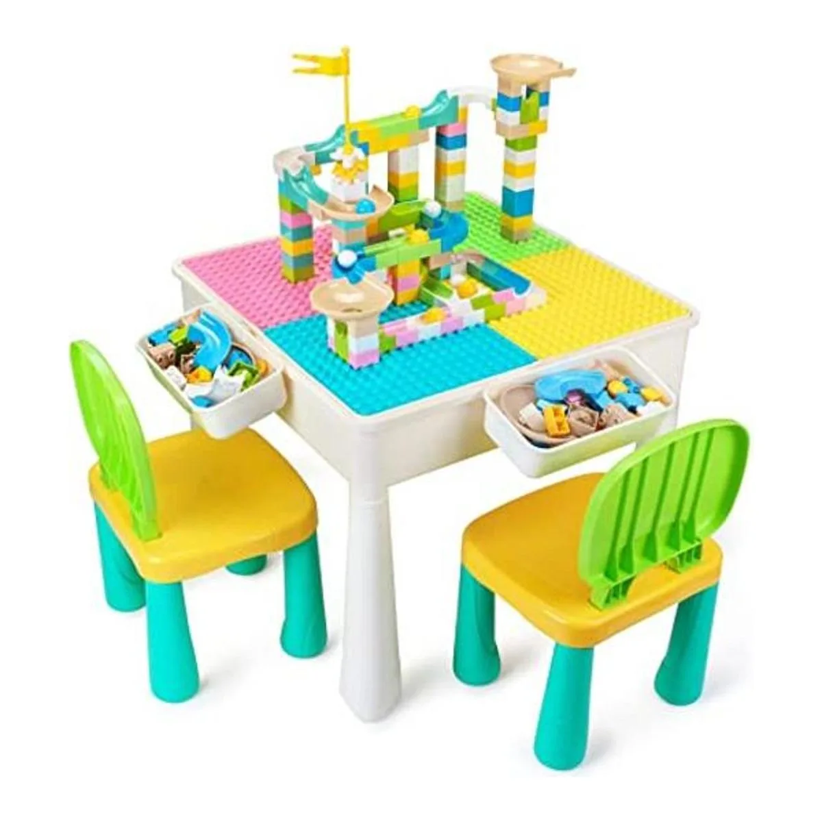 GobiDex Juego de mesa de actividades multiinfantil 7 en 1_1