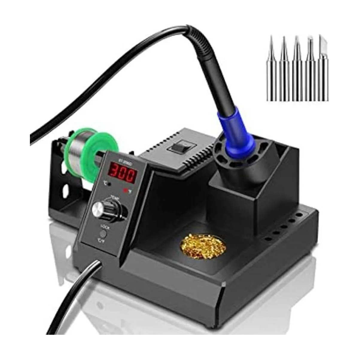 Estación de soldar kit de soldador digital de 110 V y 80_1