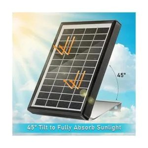 Panel solar de 6 V y 3.5 W para comedero de ciervos