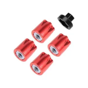 Hobbypark 4 tuercas de aluminio para llanta de coche RC_3