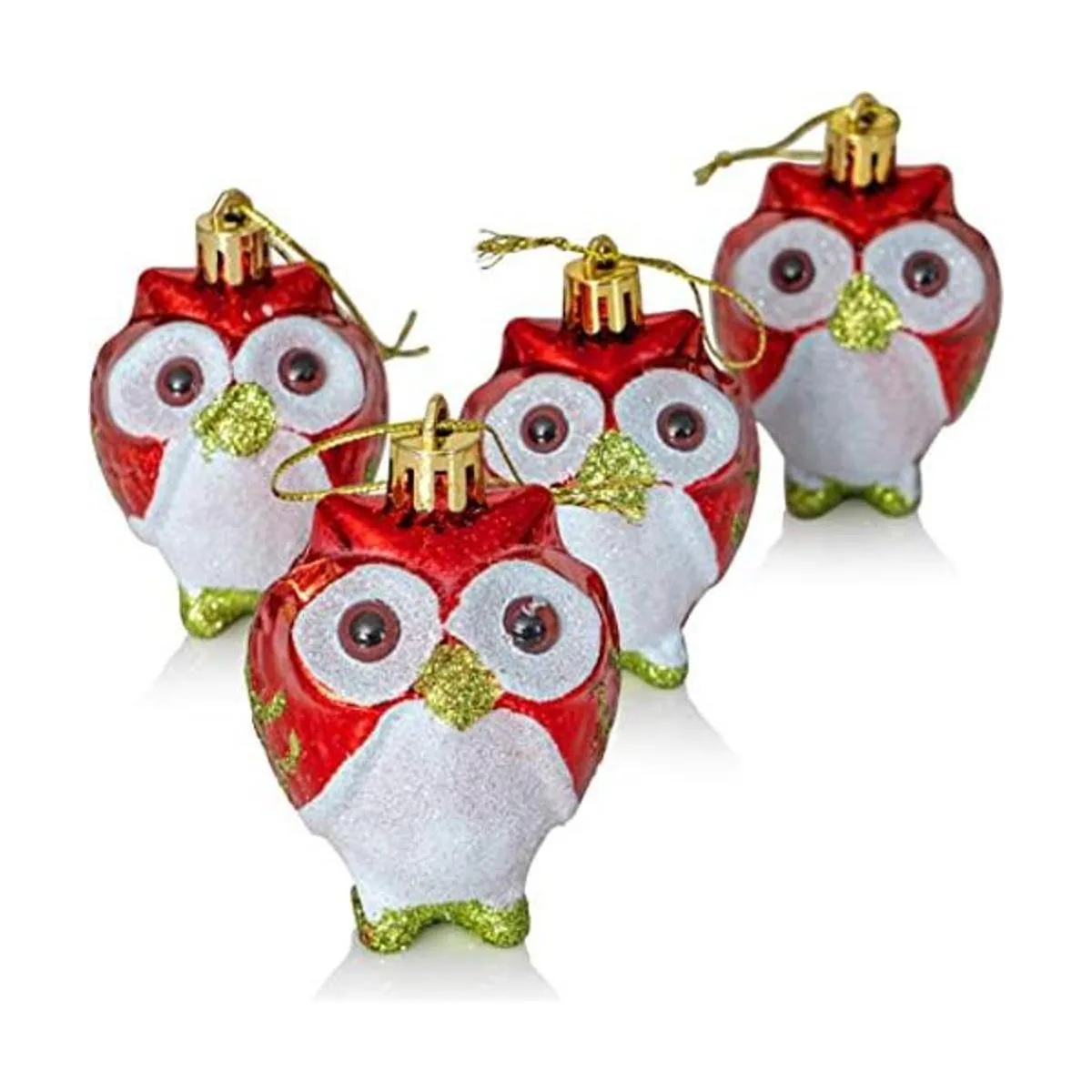 Adornos con purpurina para árbol de Navidad diseño de_1