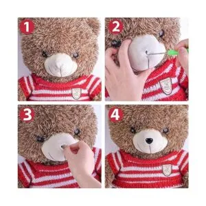 Ojos y narices de seguridad 462 piezas de ojos de