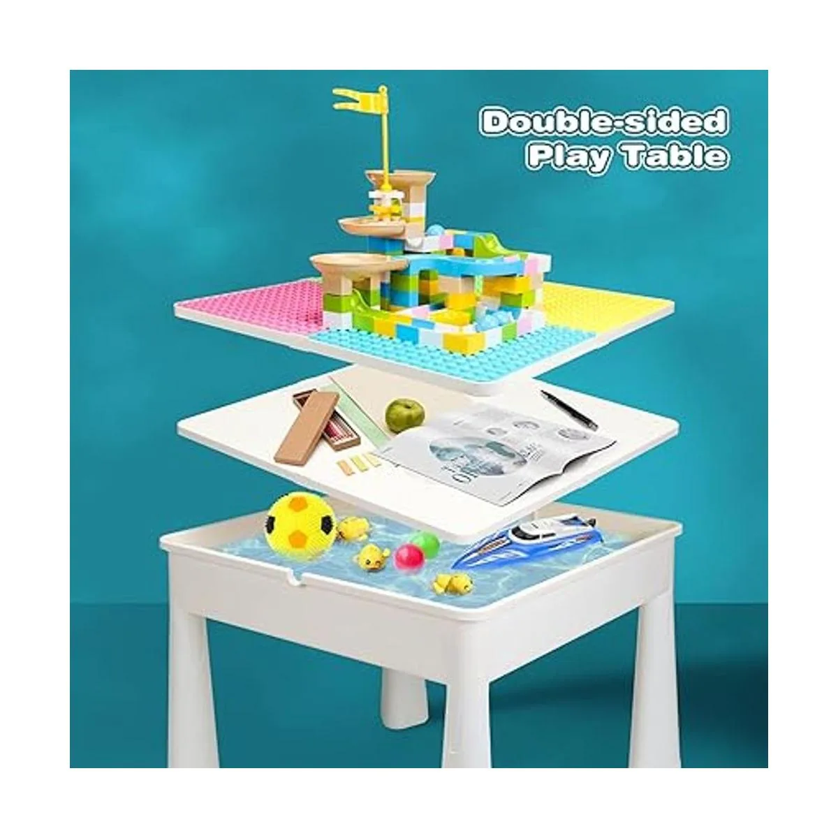 GobiDex Juego de mesa de actividades multiinfantil 7 en 1_2