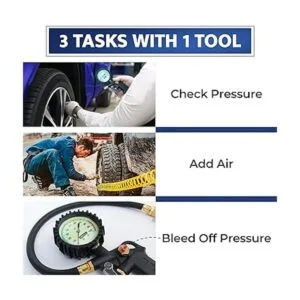 GERCHWAY Inflador de neumáticos con manómetro esfera_2