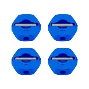 Globact 8 unids 110 0.472 in rueda de aluminio tuercas_3