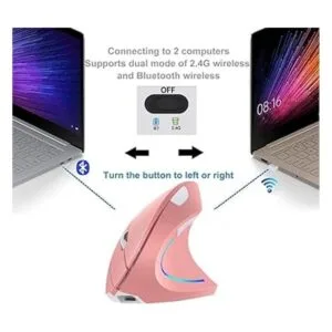 Mouse vertical para diestros 2.4 GHz inalámbrico_2