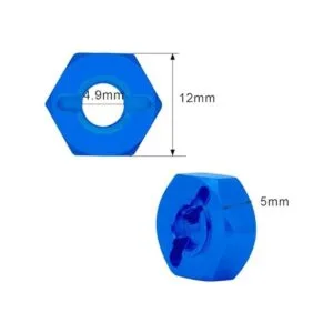 Globact 8 unids 110 0.472 in rueda de aluminio tuercas_2