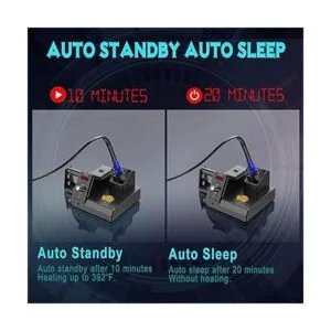 Estación de soldar kit de soldador digital de 110 V y 80_4