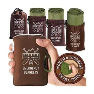 Mantas de emergencia más duras del mundo Paquete de 4