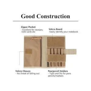 Kosibate Funda para cuaderno táctico funda de nailon_3