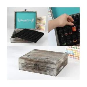 J JACKCUBE DESIGN MK588A Caja de madera rústica