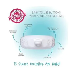 EVERLOVE Montessori Mobile Baby para cuna Móvil en blanco_5