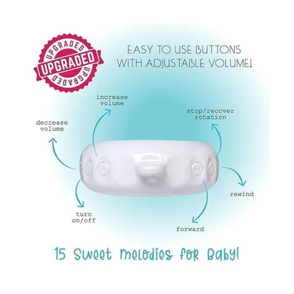 EVERLOVE Montessori Mobile Baby para cuna Móvil en blanco_5