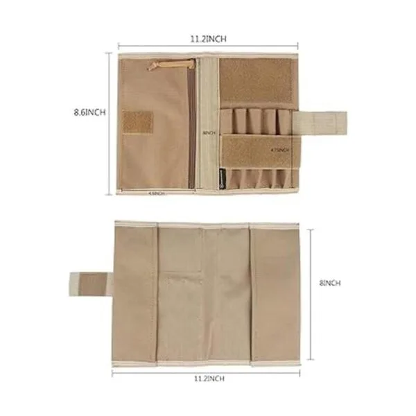 Kosibate Funda para cuaderno táctico funda de nailon_6