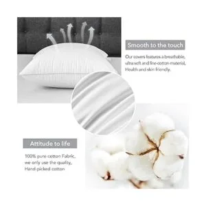 FavriQ 16 x 16 pulgadas con funda de 100 algodón cojines_5