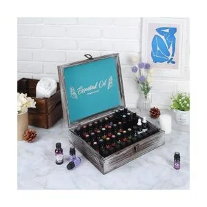 J JACKCUBE DESIGN MK588A Caja de madera rústica