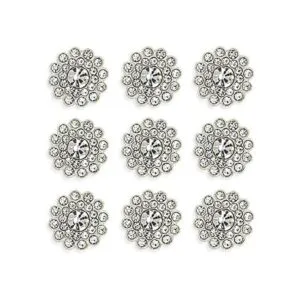 50 piezas de adornos de diamantes de imitación broche de_1