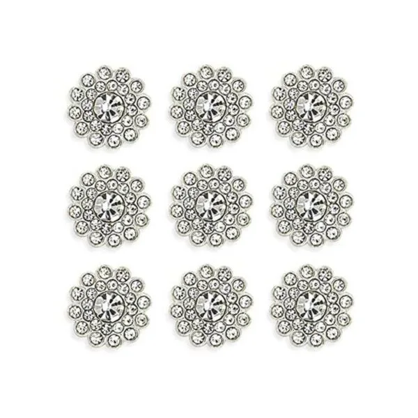 50 piezas de adornos de diamantes de imitación broche de_1