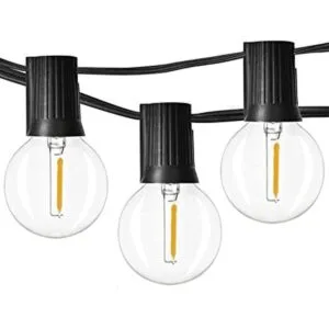 Newpow Cadena de luces para exteriores de 100 pies con_1