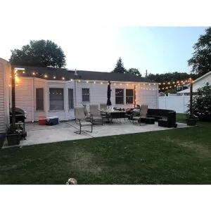 Newpow Cadena de luces para exteriores de 100 pies con_3