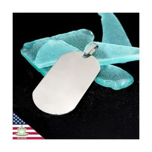 FunWeevz 40 colgantes en blanco para etiqueta de perro