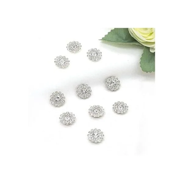 50 piezas de adornos de diamantes de imitación broche de_4