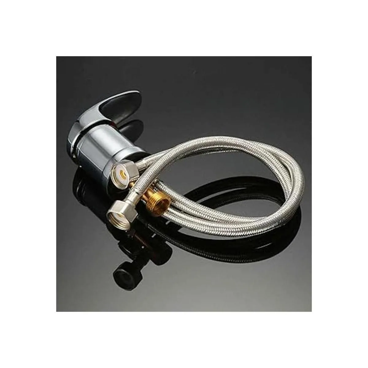 LukLoy Juego de grifo y pulverizador para champú y cuenco_3