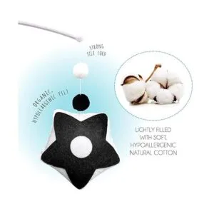 EVERLOVE Montessori Mobile Baby para cuna Móvil en blanco_4