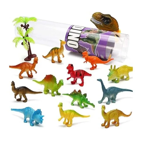 Juguete de animales de 82 piezas mini dinosaurio de