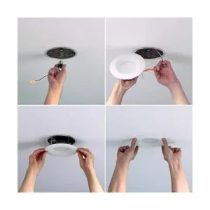 Halo LT Lámpara de techo empotrada LED integrada blanca_5