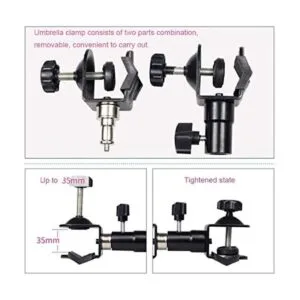 Hooshion Soporte de paraguas de trípode de metal soporte_2