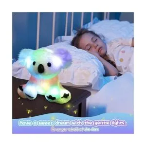 Glow Guards Juguete de peluche Koala blanco iluminado de_6