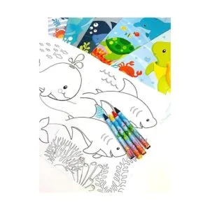 TINYMILLS Juego de libros para colorear de tortugas_3