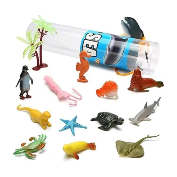 Juguete de animales de 82 piezas mini dinosaurio de
